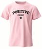 Summer Unisexs Pure Cotton Shortsleeved Positive Energy Tshirt Fashionable Urban Streetwear Creating A Stylish Summer Look