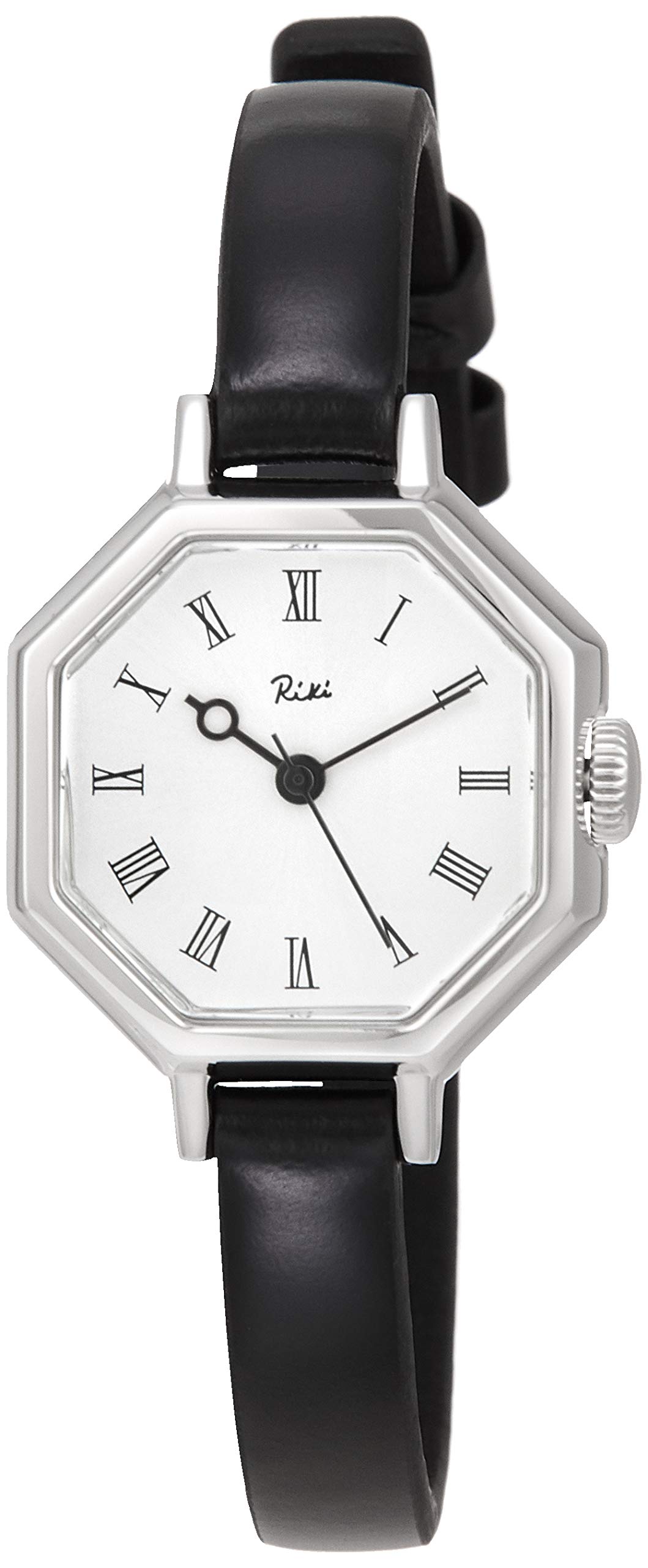

[Seiko Watch] Riki Riki Octagonal Classic Riki Watanabe Design [Восьмиугольные] Часы с мотивом из винтажного стекла AKQK456 женские черные