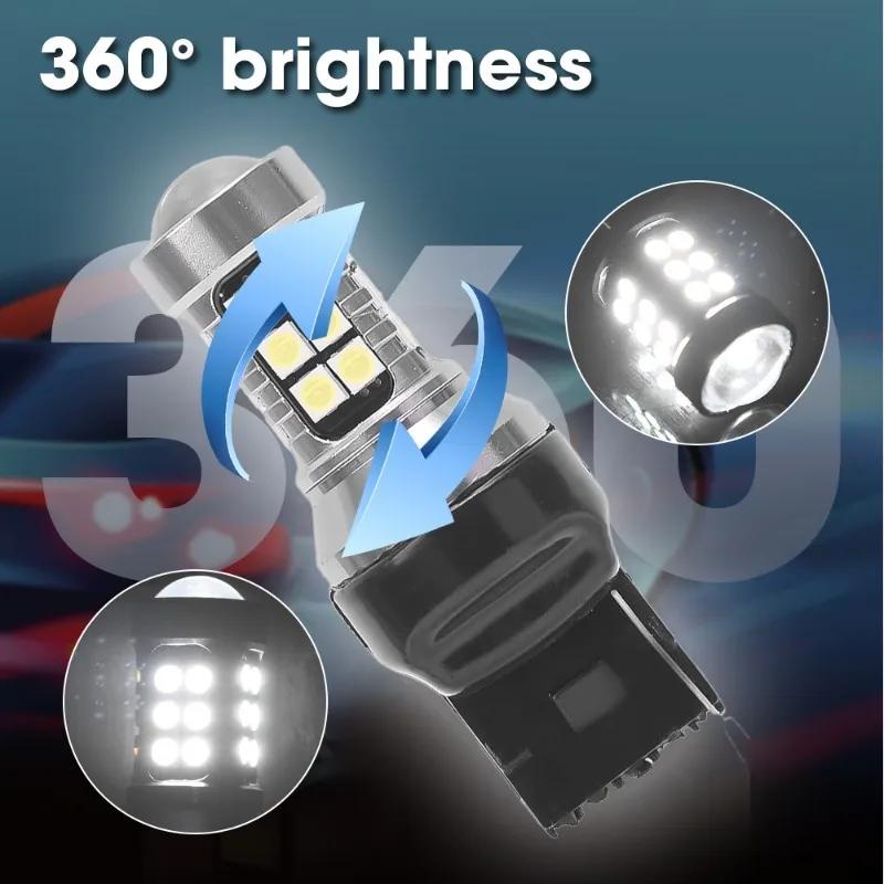 T20 Car LED Reverse Light 27SMD Decoding High Brightness LED Rogue Reversing Light T15 W16W 7440 7443 3156 3157 Signal Light