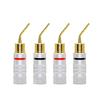 CERRXIAN Reine 2mm Pin Audio Bananen-Lautsprecherkabel Bananenstecker Lautsprecherkabelklemme Lautsprecherkabelklemme Audio-Kabelklemme 24K Vergoldete Lautsprecherklemmen-Stiftstecker von