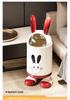 Cute Rabbit Ear Trash Can for Home, Bedroom, Living Room, or Coffee Shop