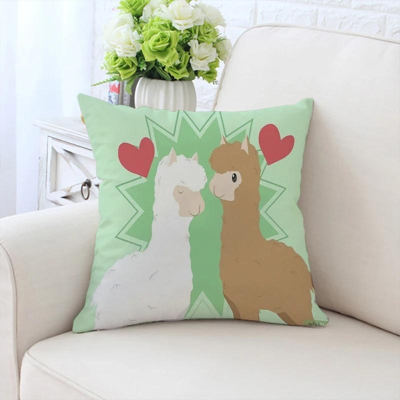 Cartoon Sheep Decorative Pillowcase Car Ornaments Office Living Room Sofa Home Pillowcase