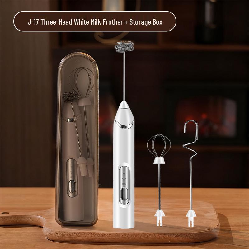 Electric Handheld Milk Frother & Egg Beater for Coffee and More