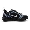 Nike Air Monarch 4 Textile, Leather Low Top Chunky Sneakers Unisex Black Silver 415445-001(Team15-)
