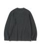 KNITTED [Nitied X Fashion Planet] Cotton Waffle Round Knit Charcoal