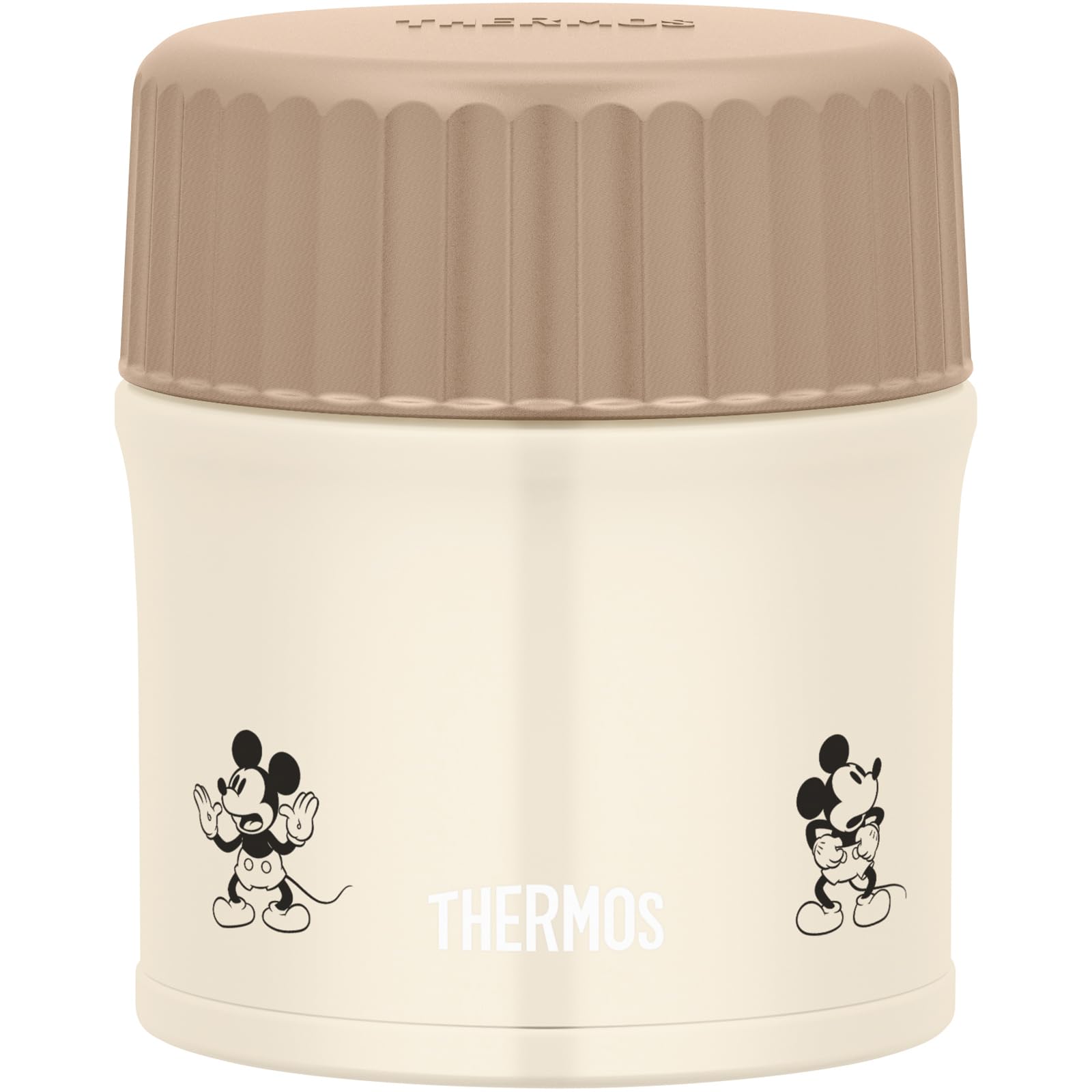 

Thermos Vacuum Insulated Soup Mickey Mouse Light Keeps Hot or LBE Jar, 300ml, Design, Beige, Cold, JBU-303DS
