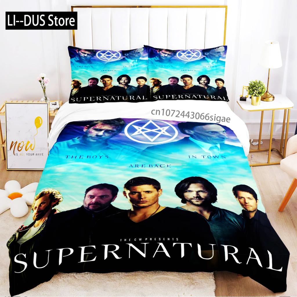 2024 Personality Supernaturalbed Sheet Duvet Pillowcase Bed Sheet Three Piece Bedding Soft Quilt