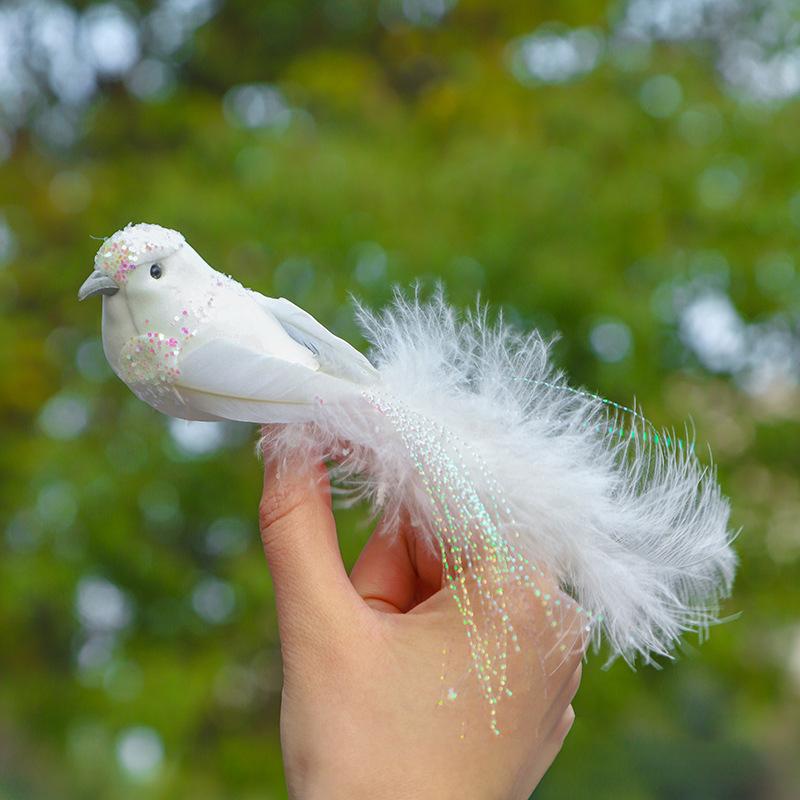 1Pcs Cute Artificial Birds Fake Foam Animal Simulation Feather Birds Models Tit Diy Craft Home Garden Ornament Decoration