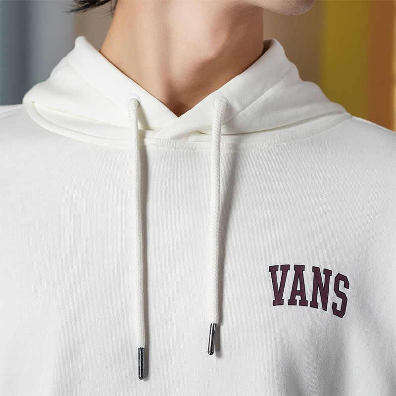 Vans Snake Year Print Hooded Pullover Letter Long Sleeve Sweatshirt Unisex Sweatshirt Off-White VN000NE1FS8