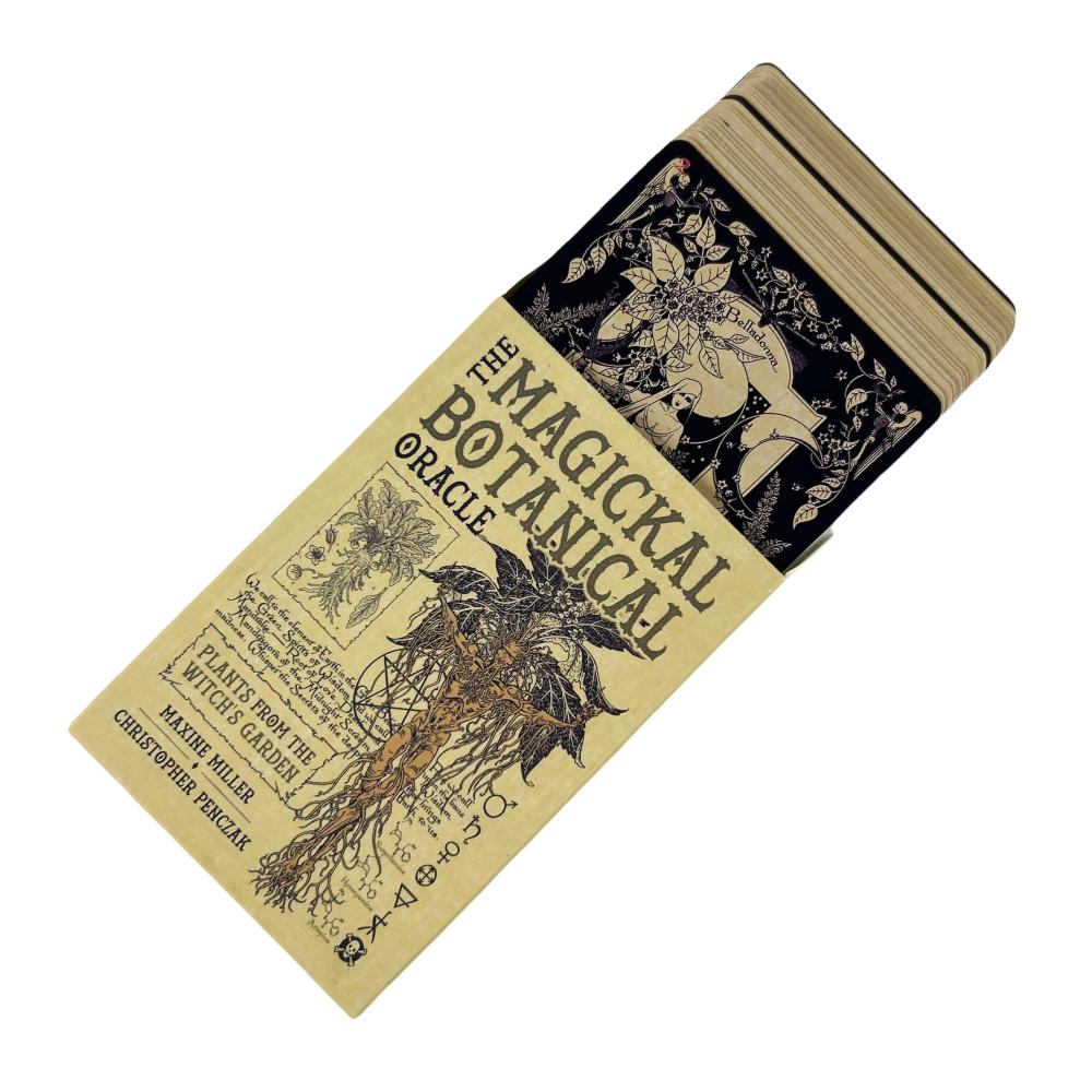 Magiczne Botaniczne Karty Wyroczni Talia 33 Kart Tarota Angielskie Wydanie do Wróżb Gry Planszowe
