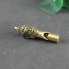 Copper Wild Boar Rhino Eagle Boa Lion Wolf Kirin Lizard Keychain Pendants Outdoor Referee Whistle Vintage Wild Survival Whistles