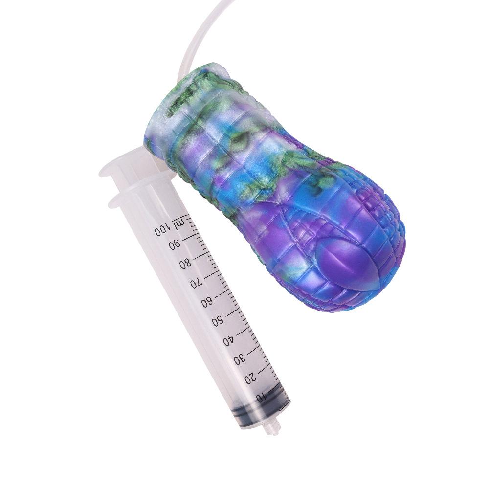 Squirt Masturbation Cup Silicone Men's Masturbatior Penis Training Gay Sex Toy Blow Job Vaginas for Men Doll