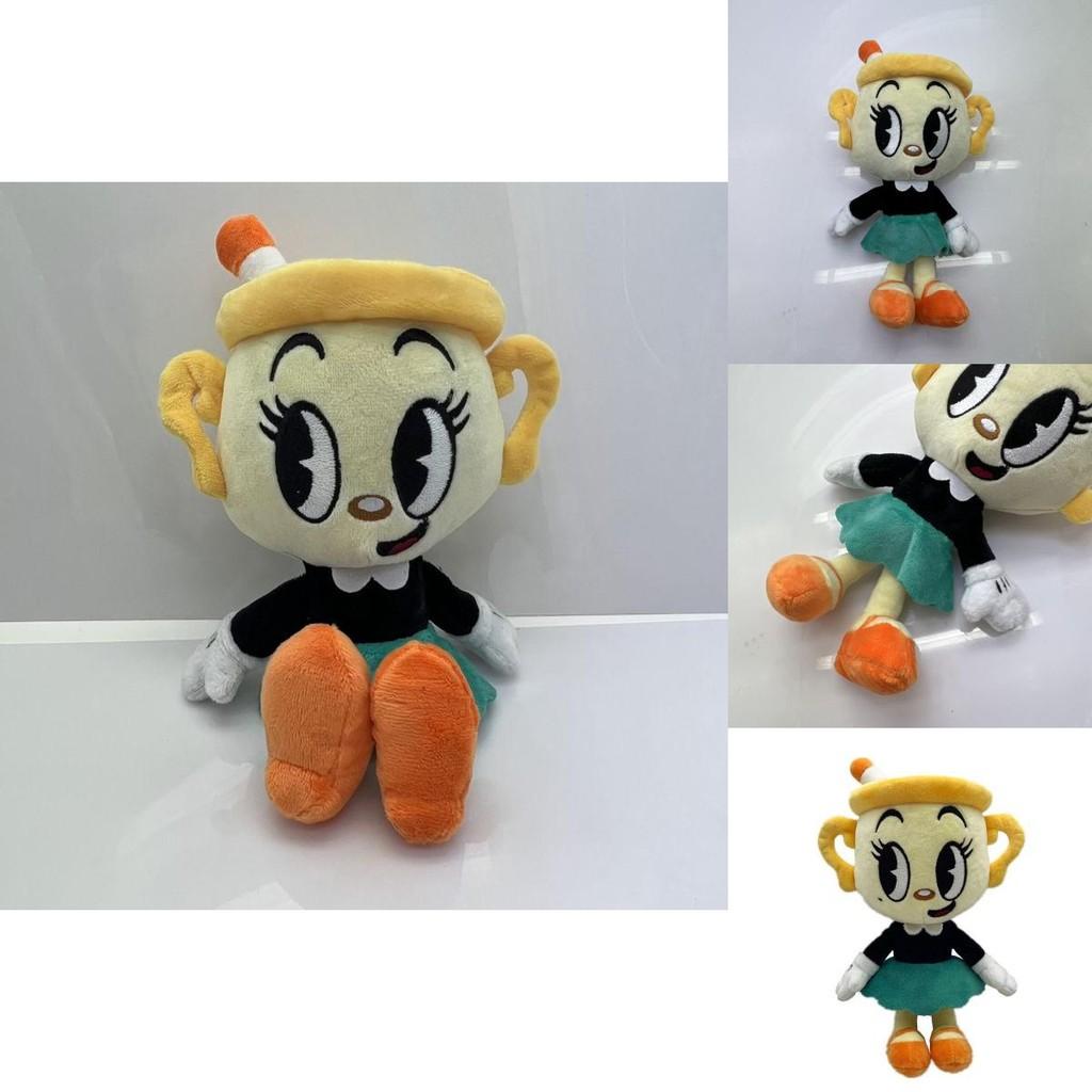 Brinquedo de Pelúcia Aventura Cabeça de Xícara Cuphead Para Crianças 9 pol.