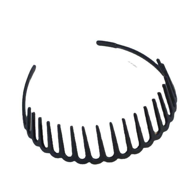 Frosted Solid Color Wide Headband Universal Headband Bangs Broken Hair Wash Face Headband Long Teeth Pressure Hair Headdress Hairpin