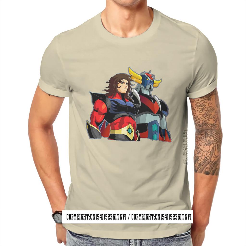 Ufo Robot Goldrake dessin animé t shirt par Bambino E Uomo été manches