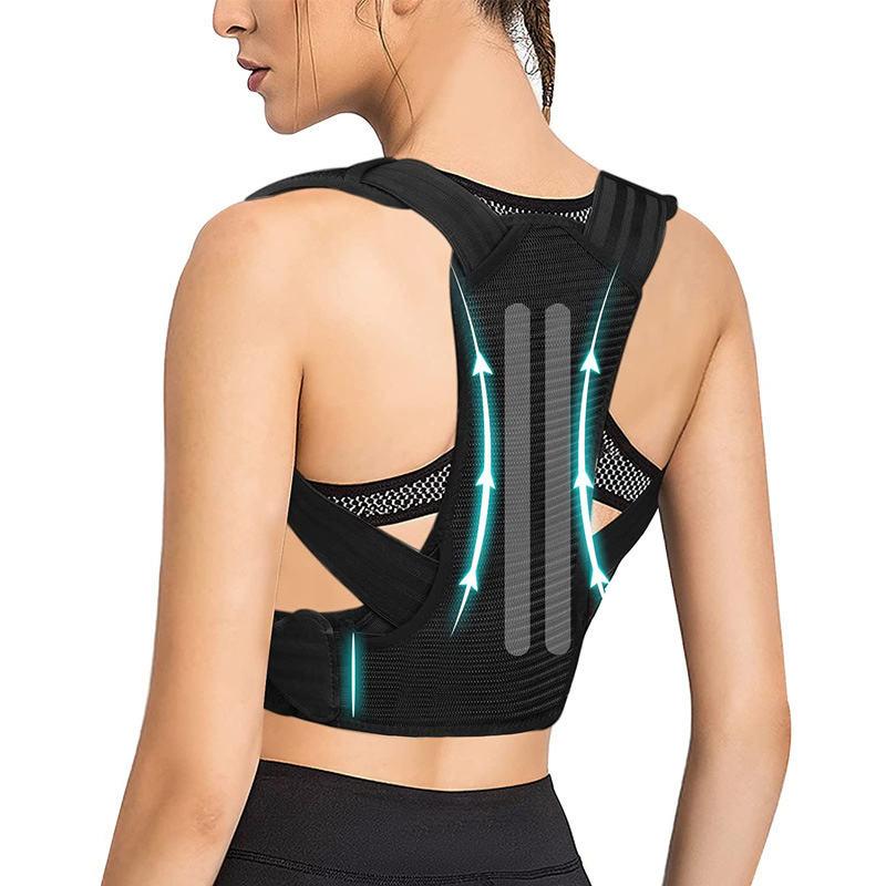 Breathable Lightweight Neoprene Full for Brace Posture Corrector for Closure Adjustable Support for Lower Back Pain