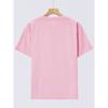 European sizes Summer Casual Girls' Clothing, Featuring a Cute Cartoon Hamster Print, Soft, Comfortable, and Versatile Round-neck T-shirt