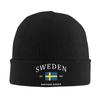 Sevrige Sweden Flag Skullies Beanies Caps Unisex Winter Warm Knit Hat Unisex Women Hip Hop Adult  Bonnet Hats Outdoor Ski Cap