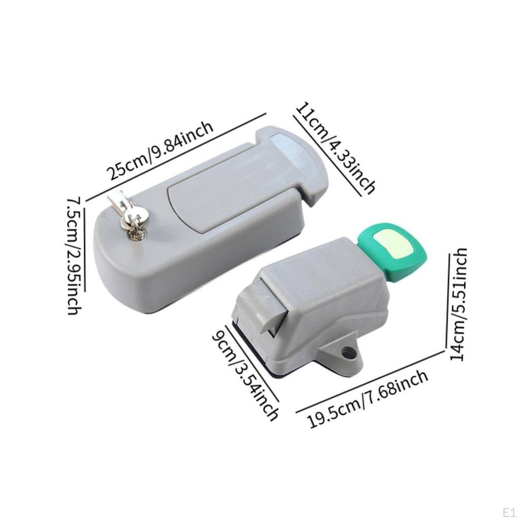 Cold Room Door Handle Long-Lasting Plastic Walk-in Cooler Latch Interior Release