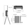 Adjustable Table Light Stand Camping Lamp Stand Detachable Lamp Holder Outdoor Light Holder Tent Light Tripod Stand