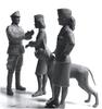 Master Box German 2 Female Crew Officer and Large Dog Set Plastic Model MB35057 1/35 Assistants, Member,