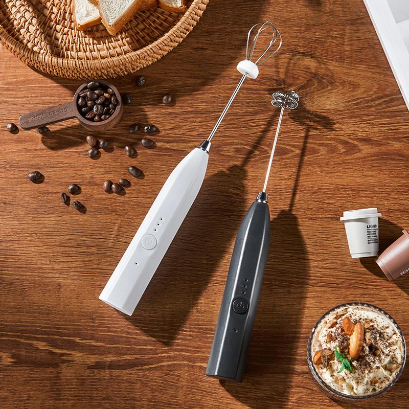 GIANXI Mini Electric Milk Frothers Handheld Wireless Blender Coffee Maker Whisk Mixer Cappuccino Cream Egg Beater Food Blender