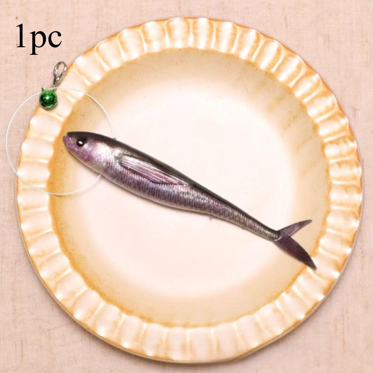 2pcs/3pcs Simulation Fish Cat Toy Teasing Stick Teasing Interactive 3D silicone Fish Pet Toy