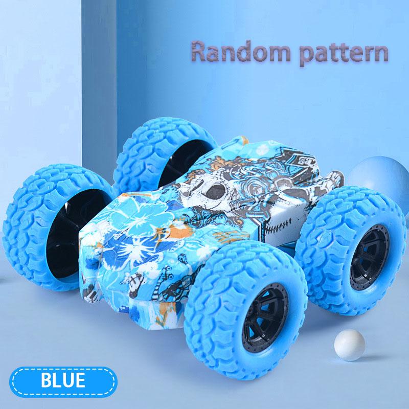 Children's Toy Car Fun Double-sided Car Inertial Safety Anti-collision Anti-fall Kid's Anti-fall Model Sliding Off-road Vehicle
