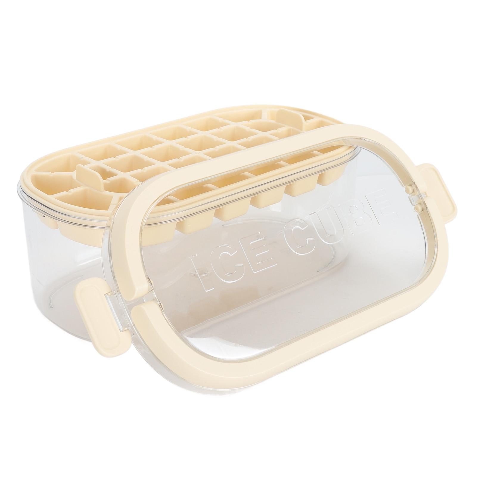

Tray with Lid Bin and Scoop Removable Cover Stackable Large Capacity s Mould Tray with Handle for