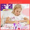 Unicorn Diary Set For Girls With Stickers And Craft Supplies For Creative Journaling