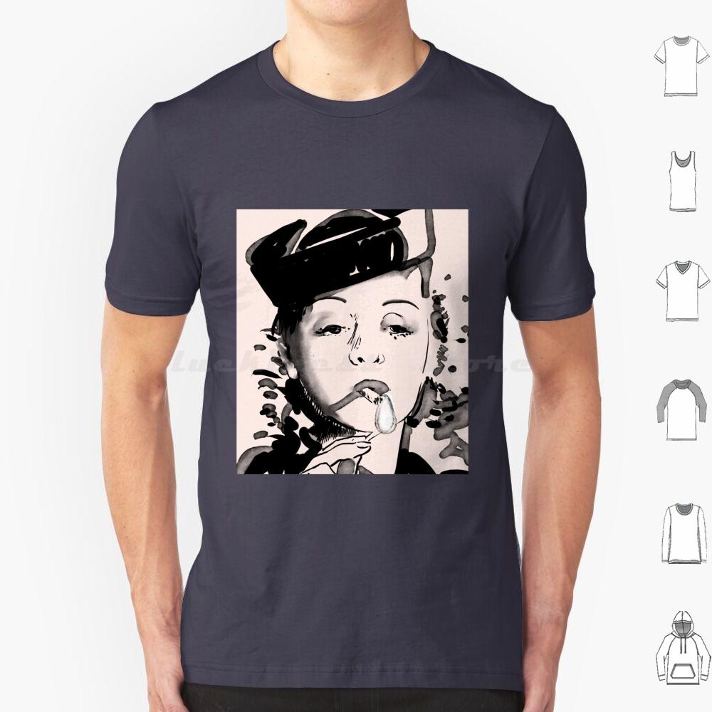 Bette Davis Smoking T Shirt Cotton Men Women DIY Print Flame Firestarter Bette Davis Movie Cinema Actress Portrait Famale Hat