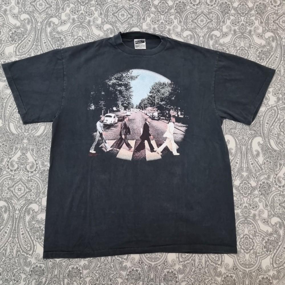 The Beatles Vintage Shirt XL Band Tee Abbey Road U2 Oasis Clash Graphic Reprint