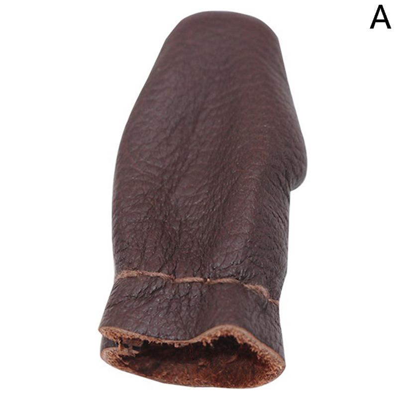 

1pc/1pair Safe Leather Needle Felting For Thumb Index Finger Protector Thimble Protection Guard Hand Craft Embroidery Tools
