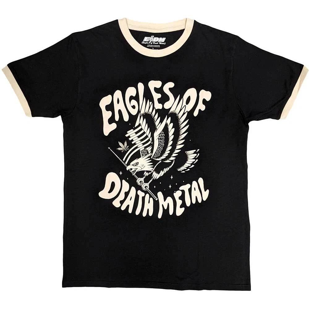 Eagles of Death Metal Unisex Ringer T-Shirt: Eagle Ringer (Large) M
