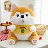 Puppy Husky Wearing Clothes Cartoon Plush Doll Kids Birthday Gift Home Decor