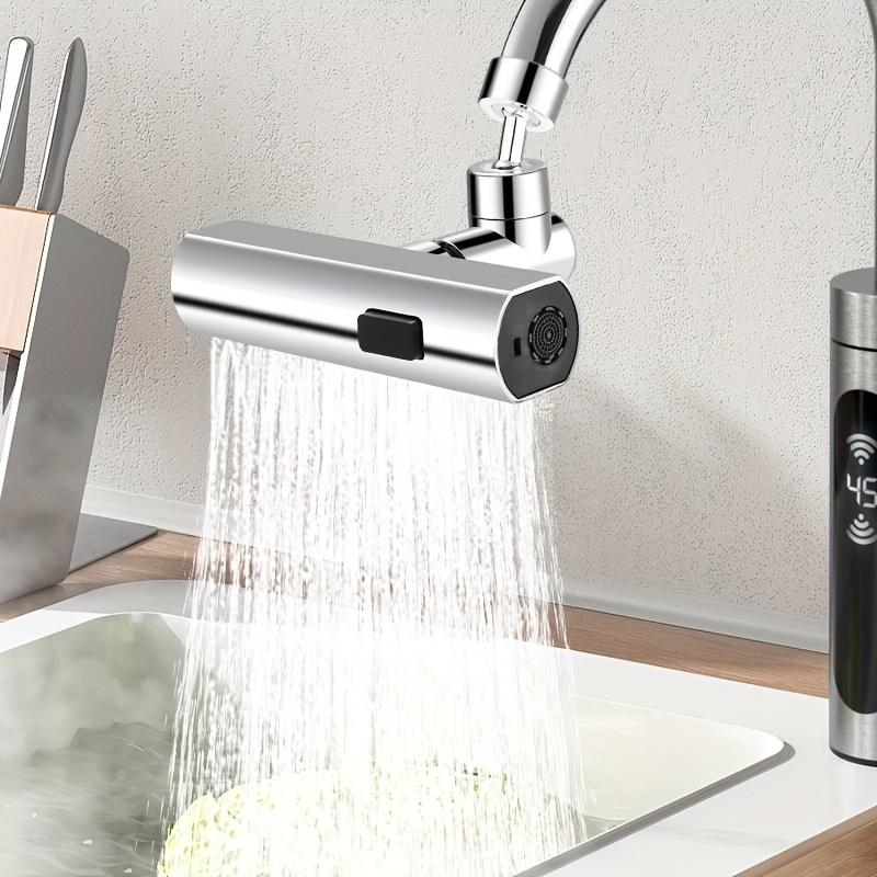 Universal Multi-function Faucet Adapter - Effortless Installation for Bathroom Washbasin & Sink - Durable Household Necessity Enhancing Aesthetics