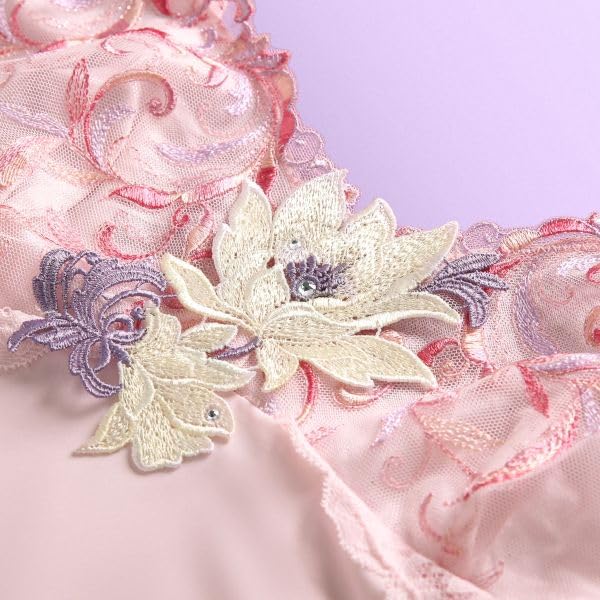 Himiko 024 Series Slip Long Camisole M L Lingerie (PU-Purple, M)