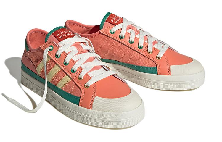 adidas Neo City Canvas 'Orange Gelb Grün' Damen HQ6934