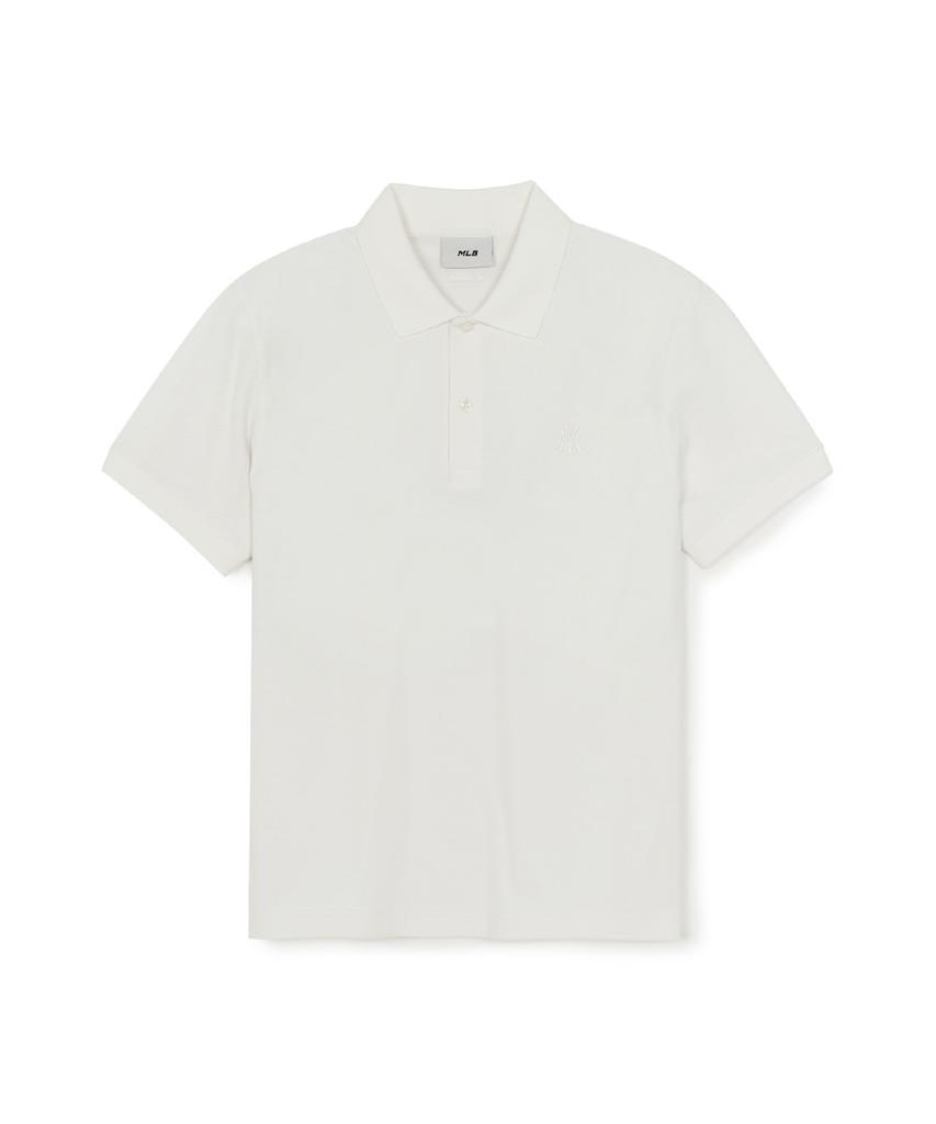 Emelbi Basic Comfortable Fit Collared T-Shirt Ny (Ivory)