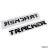 Suitable for TRACKER car logo body rear trunk door modification English label ABS three-dimensional letter sticker