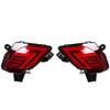 1 Pair Auto LED Rear Bumper Reflector Lights Driving Brake Warning Dynamic Turn Signal Lamps for Mazda CX5 CX-5 2012 - 2016 DC12V