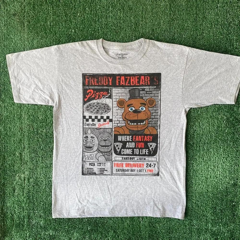 Five Nights At Freddy039s Shirt Grey Color Reprint Gift Fan Shirt AN47755
