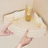 DANLE Space Aluminum Corner Suction Bathroom Shelf