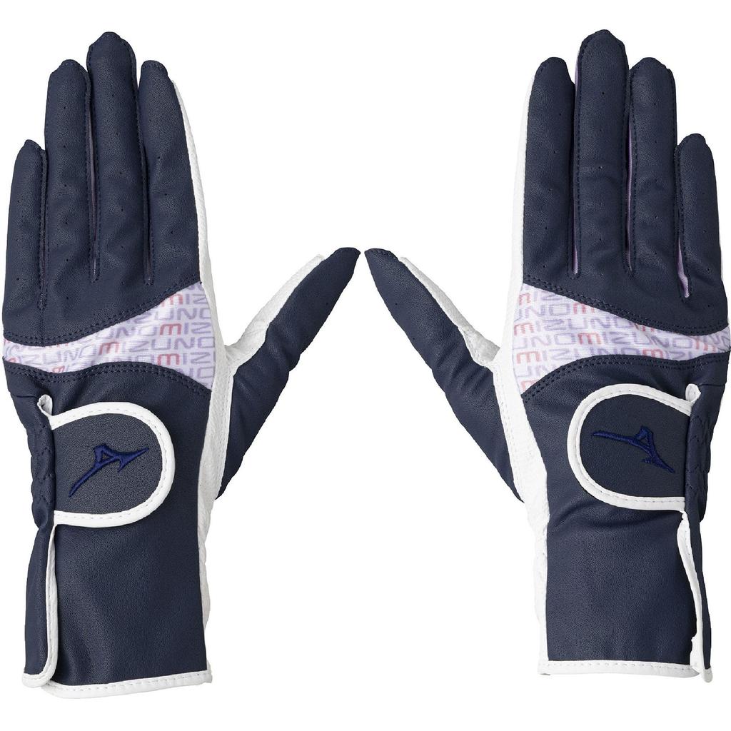 Mizuno Golf Nail 5MGWB650 Gloves, Fit, Women's, Pair, Navy, 21cm,