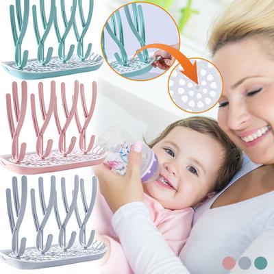 Folulus Bottle Dryer,1pc Baby Bottle Drainer With 16Holders,Removable Bottle Drying Rack