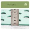 TPR Non-Slip Bath Mat with Suction Cups Shower Bathtub Mat Anti-Fatigue Bathroom Floor Mat Massage Foot Pad