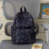 Schoolbag New Japanese Star Printed Backpack Female Student School Bag Lightweight Large Capacity Cute Plush Bear Backpack
