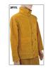 Cowhide Welding Suit: Yellow Anti-Scald, Wear-Resistant, Flame Retardant, Anti-Spatter Protective Gear