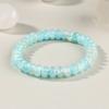 Festive Gifts Blue Kyanite Abacus Beaded Bracelet Calming Fashion Jewelry For Men And Women Daily Wear Simple Versatile Accessory