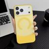 iPhone 16 Magnetic Case: Semi-Transparent, Skin-Feel Frosted, Large Hole Protection, Compatible with 15/14 Models
